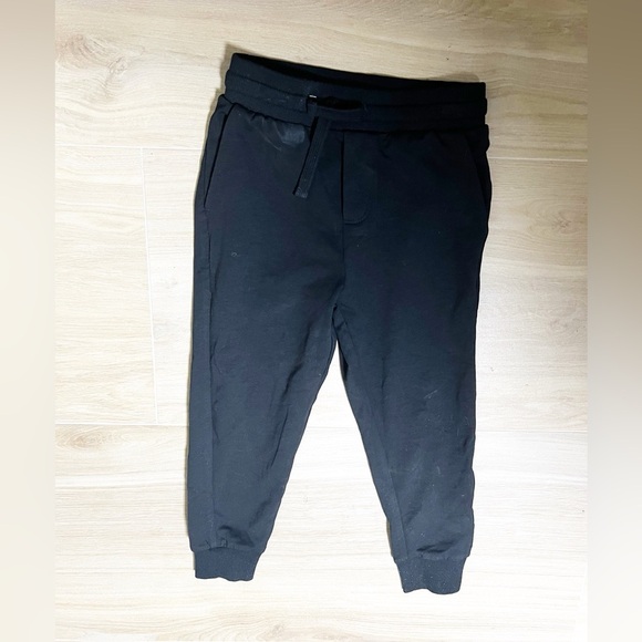 Miles the Label Black Kids Jogger cotton Pants Size 4 - Picture 2 of 5